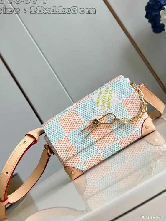 AAA Replica Ru Wearable VUITTON Wallet-18*11*6.5CM LOUIS Steamer 0615